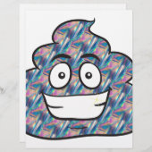 hologram poop emoji (Front/Back)