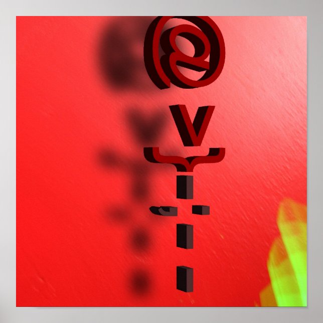 hologram roze v2 copy poster (Front)