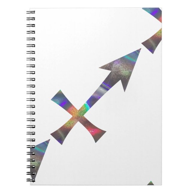 hologram Sagittarius Notebook (Front)