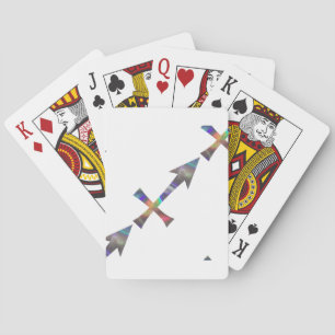 hologram Sagittarius Poker Cards