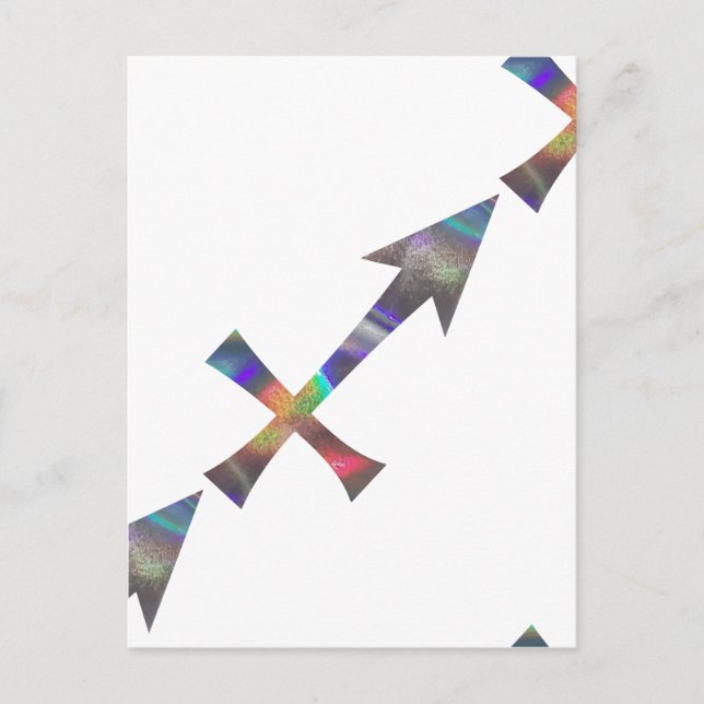 hologram Sagittarius Postcard (Front)