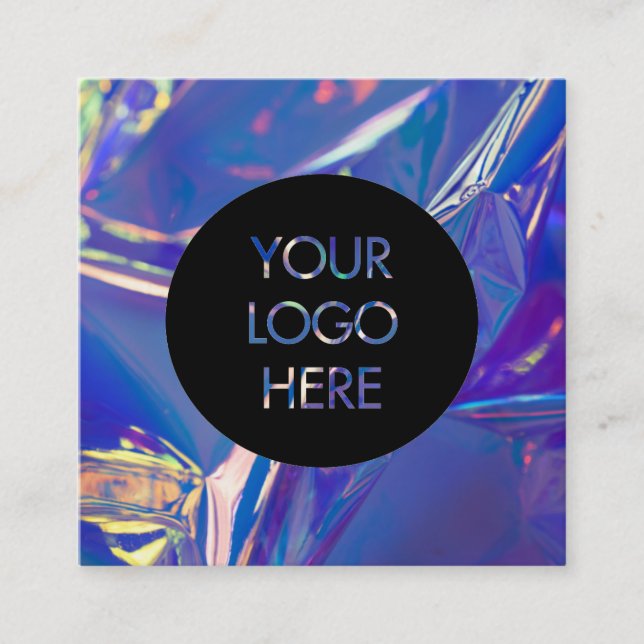 Hologram Social Media Business Card (Front)