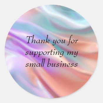 Hologram Thank You Sticker by Kjpargeter at Zazzle