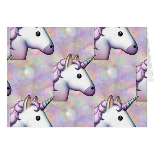 hologram unicorn emoji (Front Horizontal)