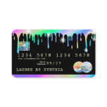 Holograph Drips Modern Credit Card Holograph Drips Modern Credit Card
