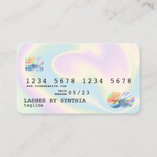 Holograph  Modern Credit Card Style