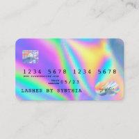 Holograph Modern Credit Card Style