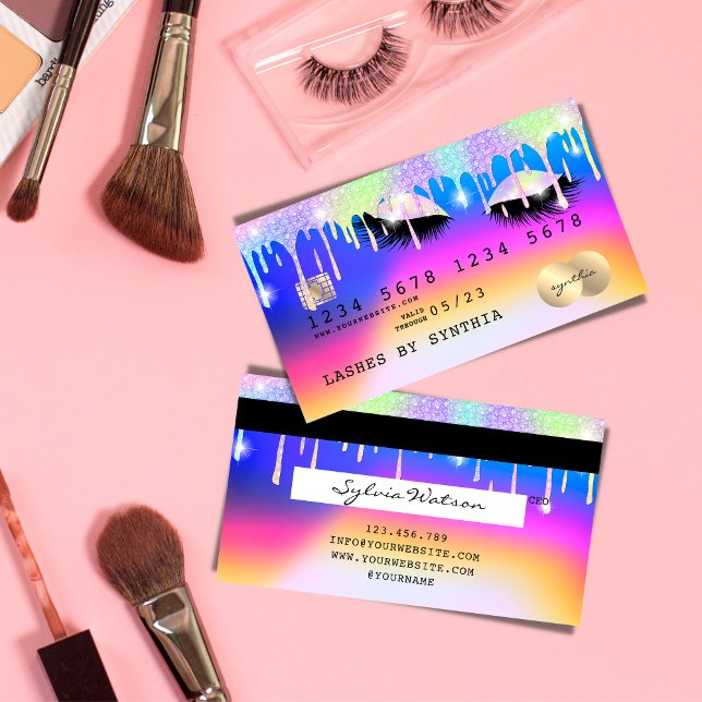 Holograph Unicorn Modern Credit Card Lashes (Creator Uploaded)