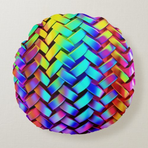 Holographic 3D Metallic Art Style Gift Pillow
