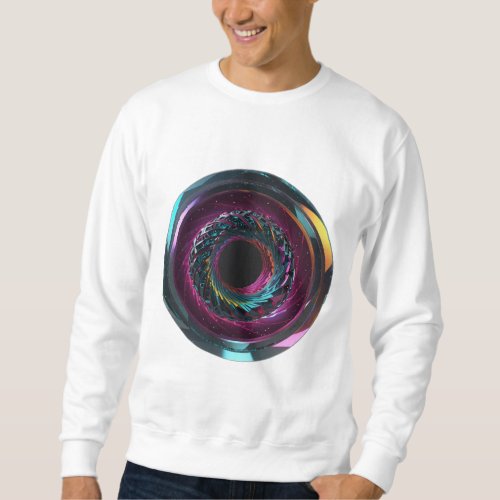 holographic 3D Sweatshirt