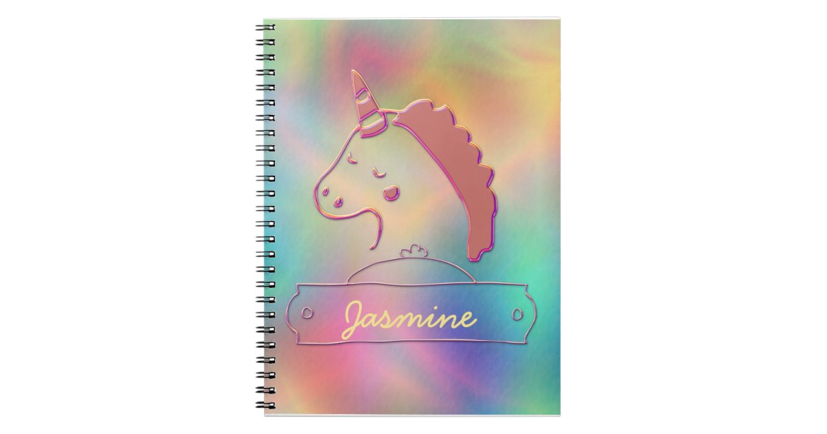 Ellie: Personalized Unicorn Sketchbook For Girls And kids With