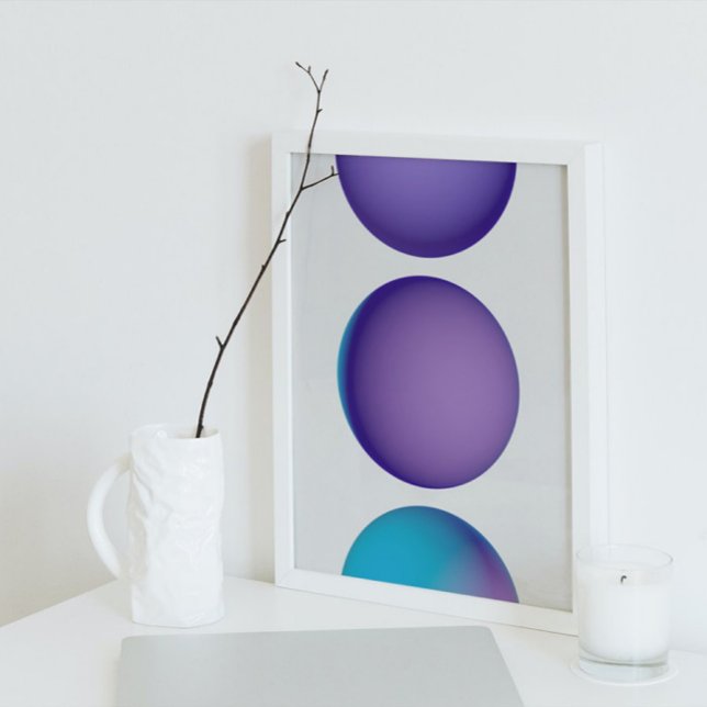 Holographic 80s Modern Futuristic Art Poster (Creator Uploaded)