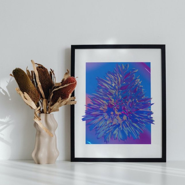 Holographic 80s Modern Futuristic Art Poster (Creator Uploaded)