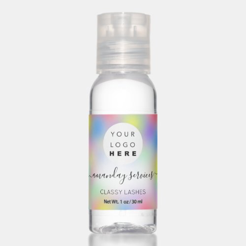 Holographic Add Your Logo Color Therapy Hand Sanitizer