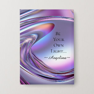 Holographic Aesthetic Button