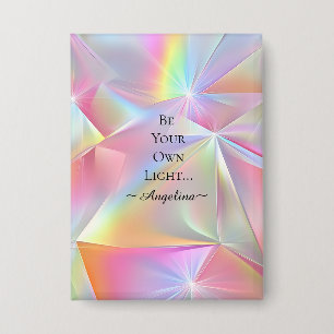 Holographic Aesthetic Button