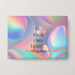 Holographic Aesthetic Button