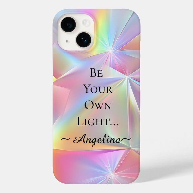 Holographic Aesthetic Case-Mate iPhone Case (Back)