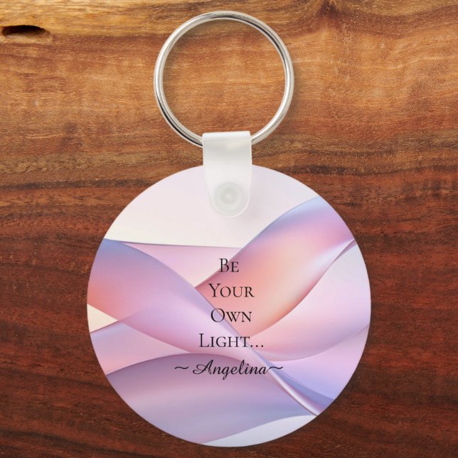 Holographic Aesthetic Keychain (Front)