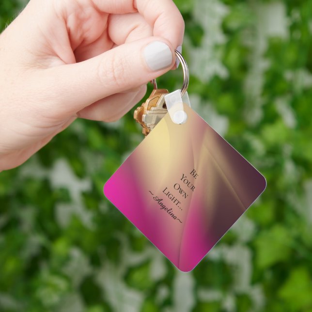 Holographic Aesthetic Keychain (Hand)
