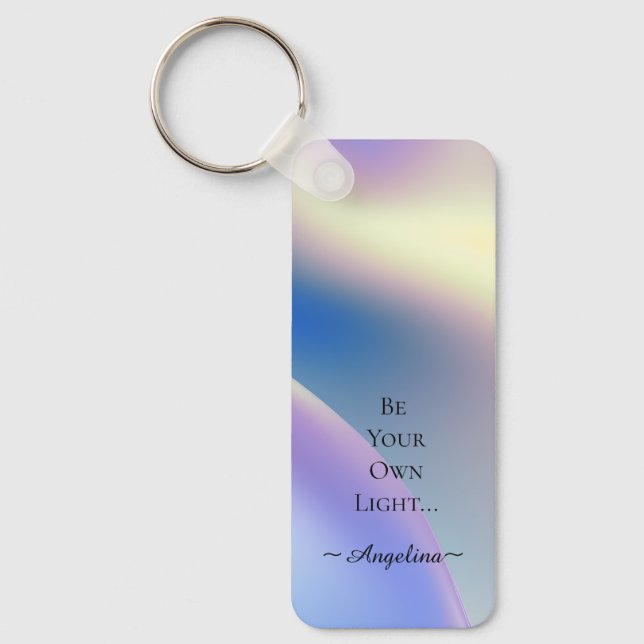 Holographic Aesthetic Keychain (Front)