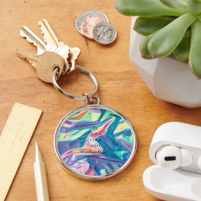 Holographic Aesthetic Keychain (Desk)