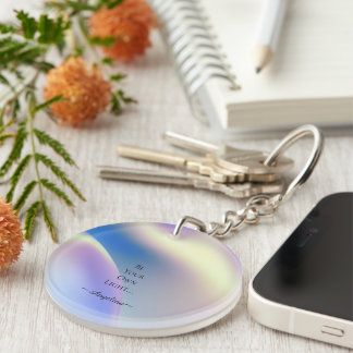Holographic Aesthetic Keychain