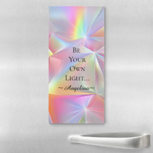 Holographic Aesthetic Magnetic Notepad