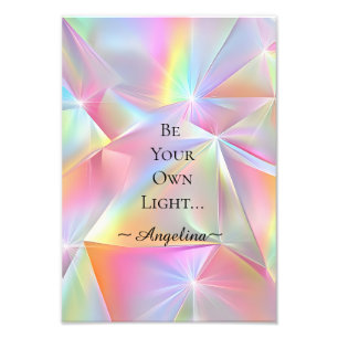 Holographic Aesthetic Photo Print