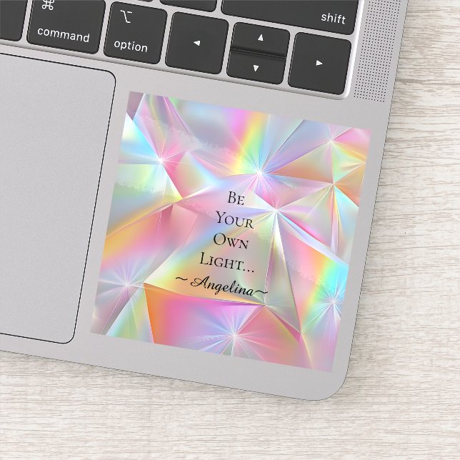Holographic Aesthetic Sticker (Detail)