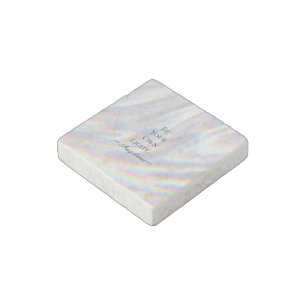 Holographic Aesthetic Stone Magnet