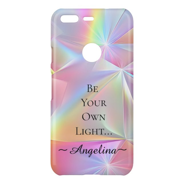 Holographic Aesthetic Uncommon Google Pixel Case (Back)