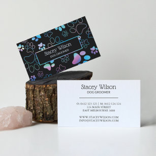 Dog Paw Print Business Cards | Zazzle