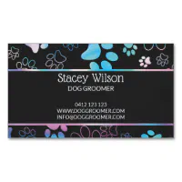Magnetic Pet Grooming Business Cards  Order a Magnet Business Card for  Your Pet Groomer Business 