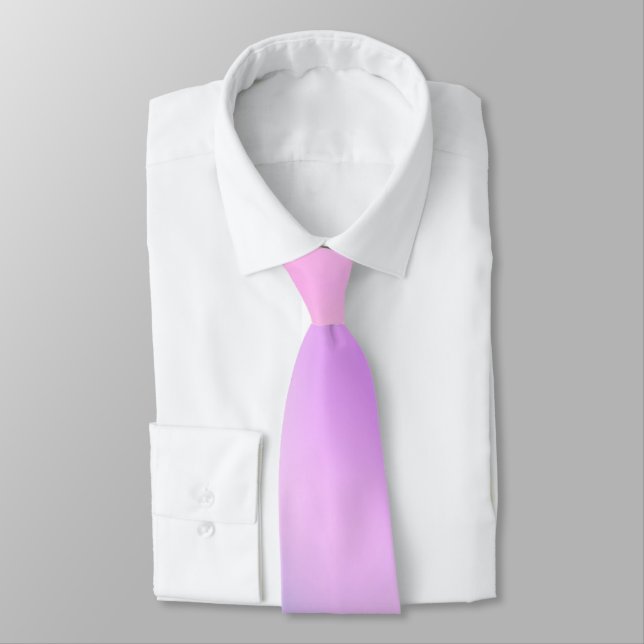 Holographic background neck tie (Tied)