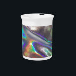 holographic beverage pitcher<br><div class="desc">holographic,  holograph,  hologram,  vaporwave ,  aesthetic , hipster,  metallic  psychedelic,    futuristic,  glitter,  glittering,  glittery,   future, mirror,  pattern,  print, , foil,  rainbow,  retro,  shining,  shiny,  silver ,  seamless colorful unisex</div>