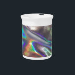 holographic beverage pitcher<br><div class="desc">holographic,  holograph,  hologram,  vaporwave ,  aesthetic , hipster,  metallic  psychedelic,    futuristic,  glitter,  glittering,  glittery,   future, mirror,  pattern,  print, , foil,  rainbow,  retro,  shining,  shiny,  silver ,  seamless colorful unisex</div>