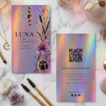 Holographic Brow Artist  Luxury Iridescent QR 