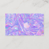 holographic business card (Back)