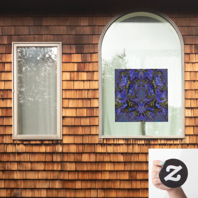 Holographic Butterfly Wings Fractal Suncatcher Window Cling (Home Window)