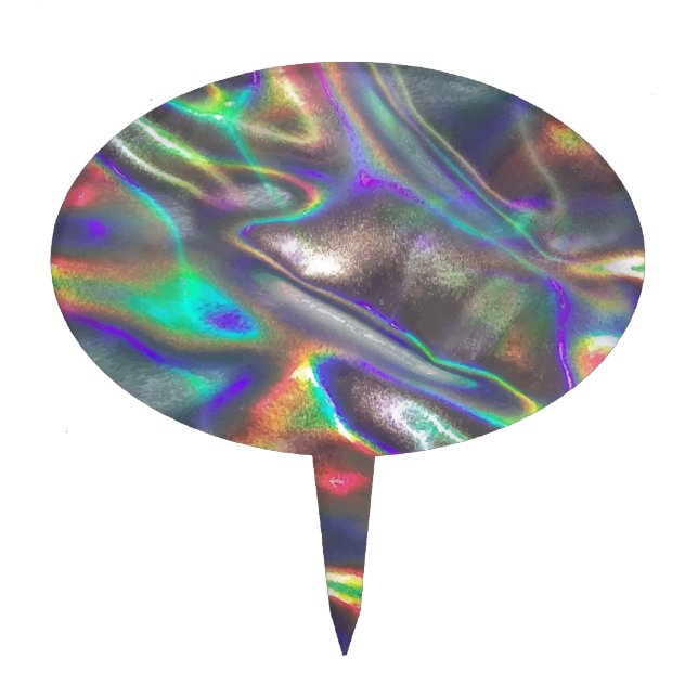 holographic cake topper (Front)