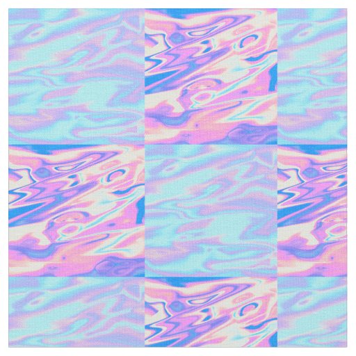 Holographic Checkerboard Fabric