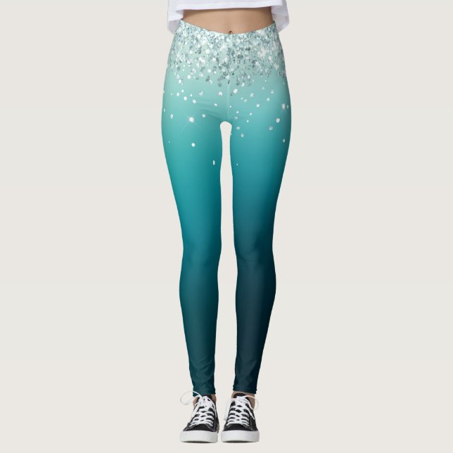 Holographic christmas Leggings (Front)