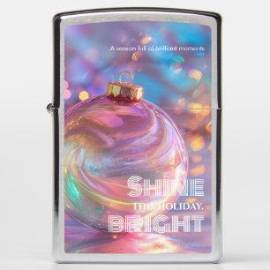 Holographic Christmas Ornament Zippo Lighter
