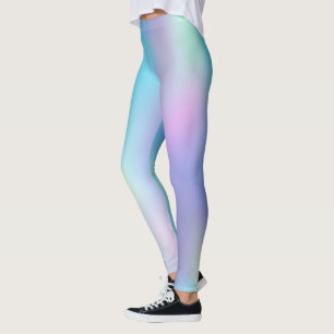Holographic color spectrum leggings