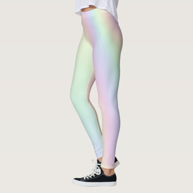 Holographic color spectrum leggings (Left)