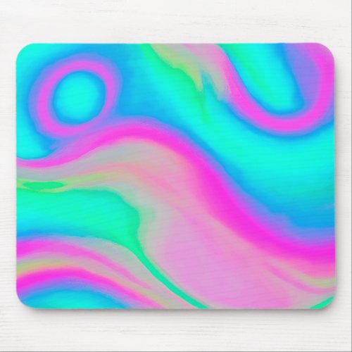 Holographic colorful background mouse pad