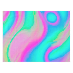 Holographic colorful background tablecloth