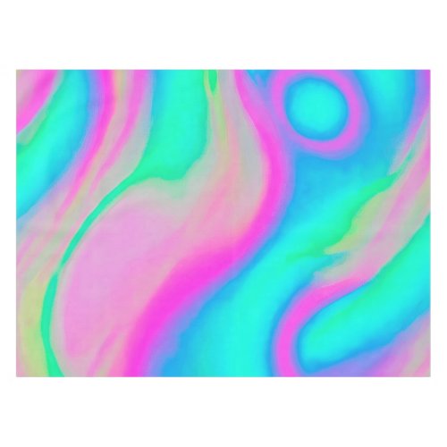 Holographic colorful background tablecloth