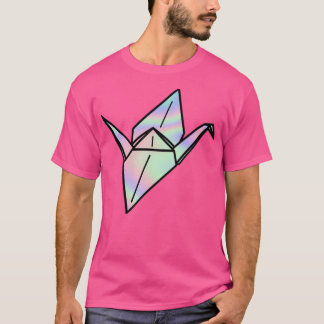 holographic crane origami T-Shirt